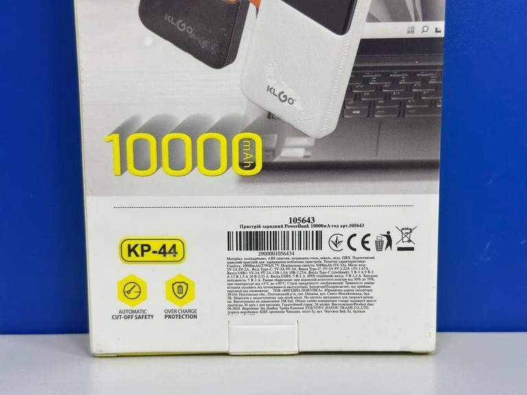 Купити Klgo kp-44 10000mah Б/У