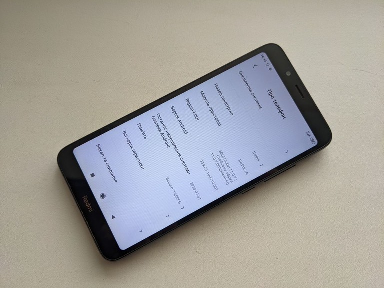 Оголошення Xiaomi Redmi 7a 2/16GB Black Б/У