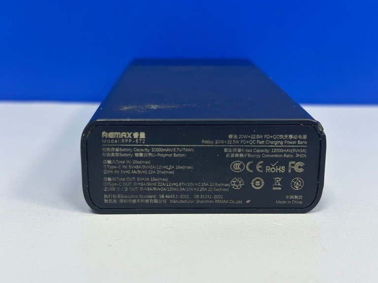 Дешиво Remax RPP-672 20000mAh 22.5W Black с ломбарда