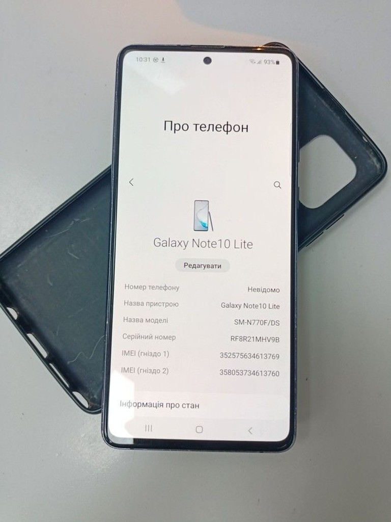 Samsung galaxy note 10 lite sm-n770f 6/128gb Код:01-201064900. Зображення 7