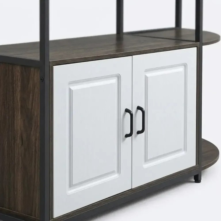 Kitchen counter 120×40 см з полицями та закритою шафкою, напольна полиця для техніки і посуду Код:null. Зображення 5