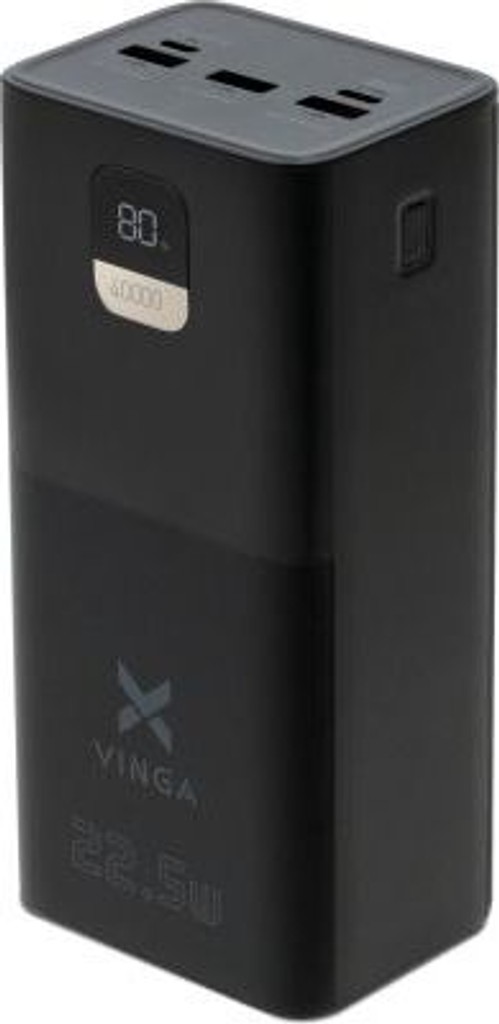 Купити Vinga 40000 mAh 22.5W Display Black Б/У
