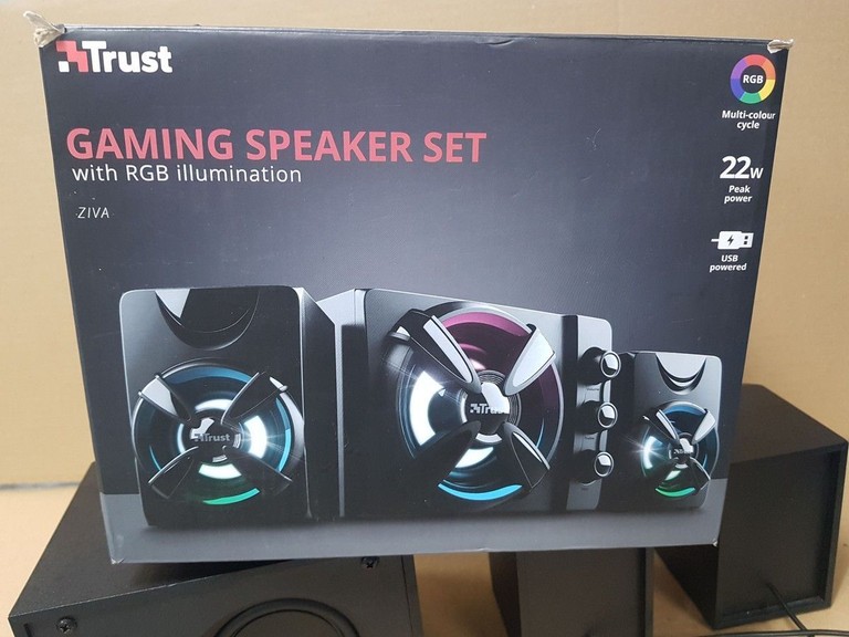 Дешиво Trust ziva rgb 2.1 gaming speaker set с ломбарда