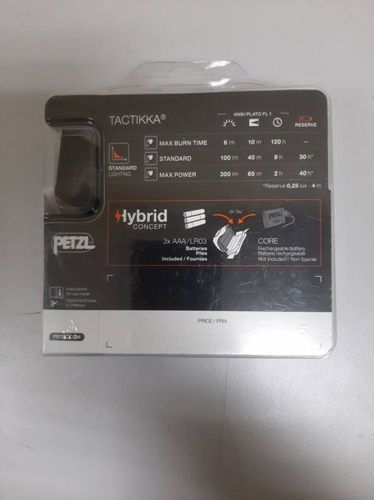 Petzl tactikka black e093ha00