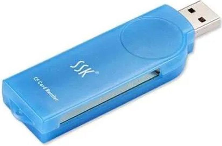 Объявление Внешний картридер SSK SCRS028 Cardreader поддерживает CF/MD карты Б/У