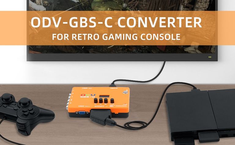 Mcbazel ODV-GBS-C компонентний конвертер VGA/SCART на VGA/HDMI для ретро-ігрової консолі. Нова. Код:null. Зображення 8