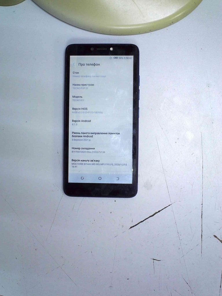 Купити Tecno pop 2f b1f 1/16gb Б/У