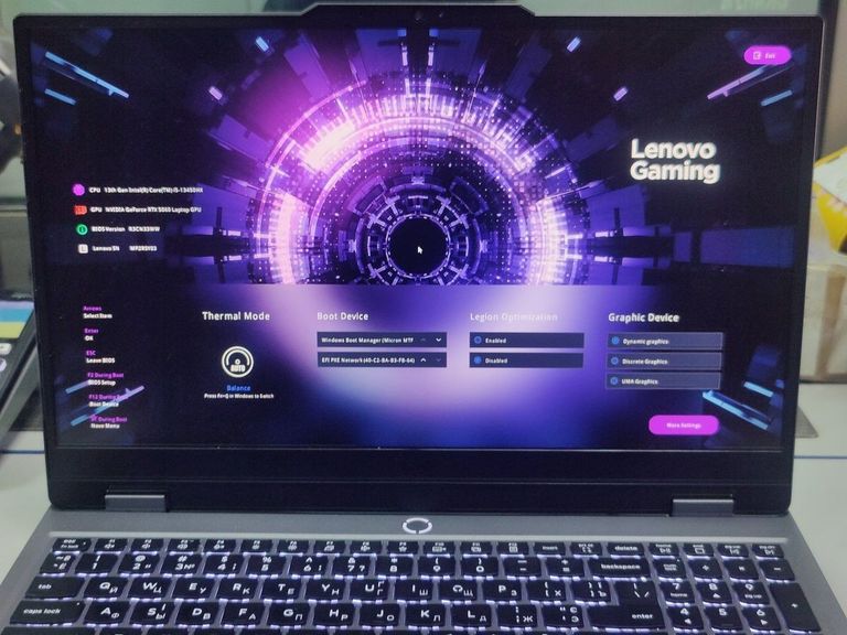 Lenovo 15/core i5-13450hx ddr5/24gb ddr5/hdd *відсутній/ssd 512 gb/rtx 5060 8gb Код:01-200792339. Изображение 5