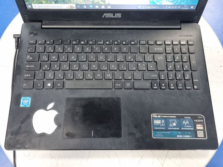 Объявление Asus 15/celeron n3050 ddr3/4gb ddr3/ssd 64 gb/*інтегрована Б/У