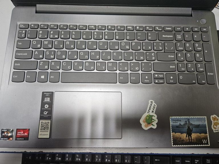 Оголошення Lenovo 15/ryzen 5 5500u ddr4/8gb ddr4/ssd 512 gb/*інтегрована Б/У