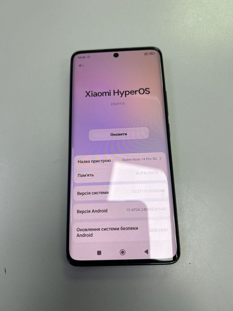 Купити Xiaomi redmi note 14 pro 5g 8/256gb Б/У