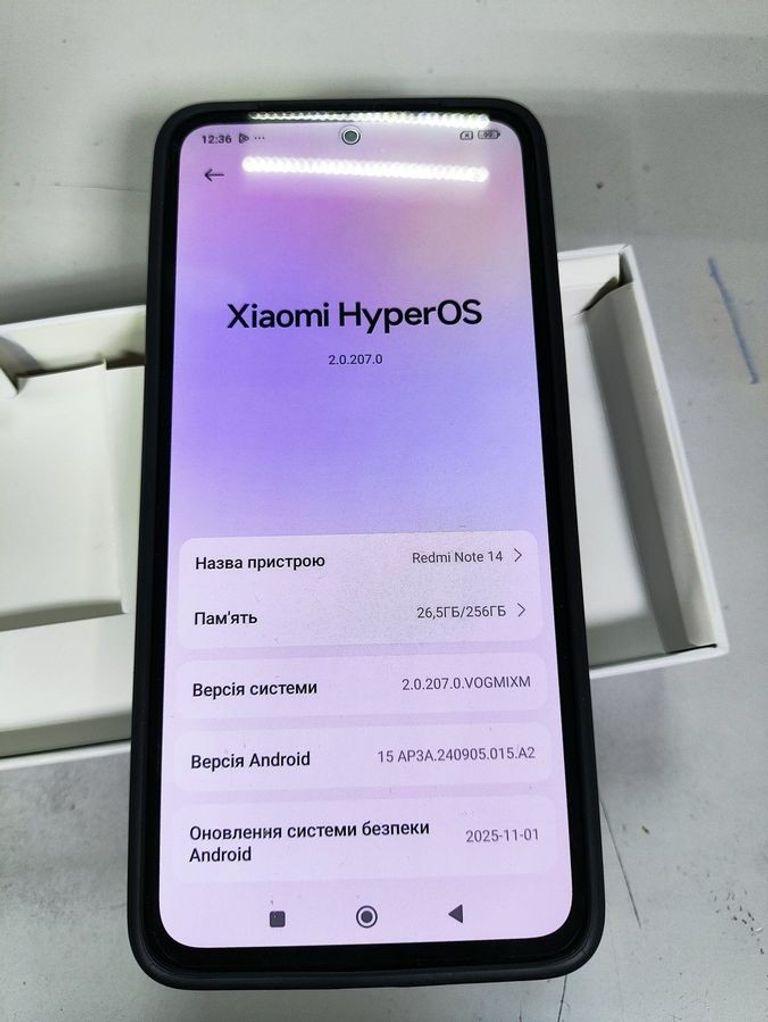Купити Xiaomi redmi note 14 8/256gb Б/У