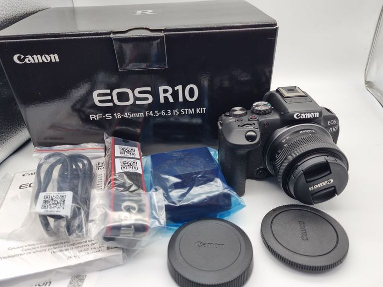 Объявление Canon EOS R10 kit (RF-S 15-45mm) IS STM + Mount Adapter EF-EOS R (5331C033) Б/У