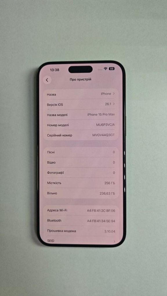 Дешиво Apple iphone 15 pro max 256gb с ломбарда