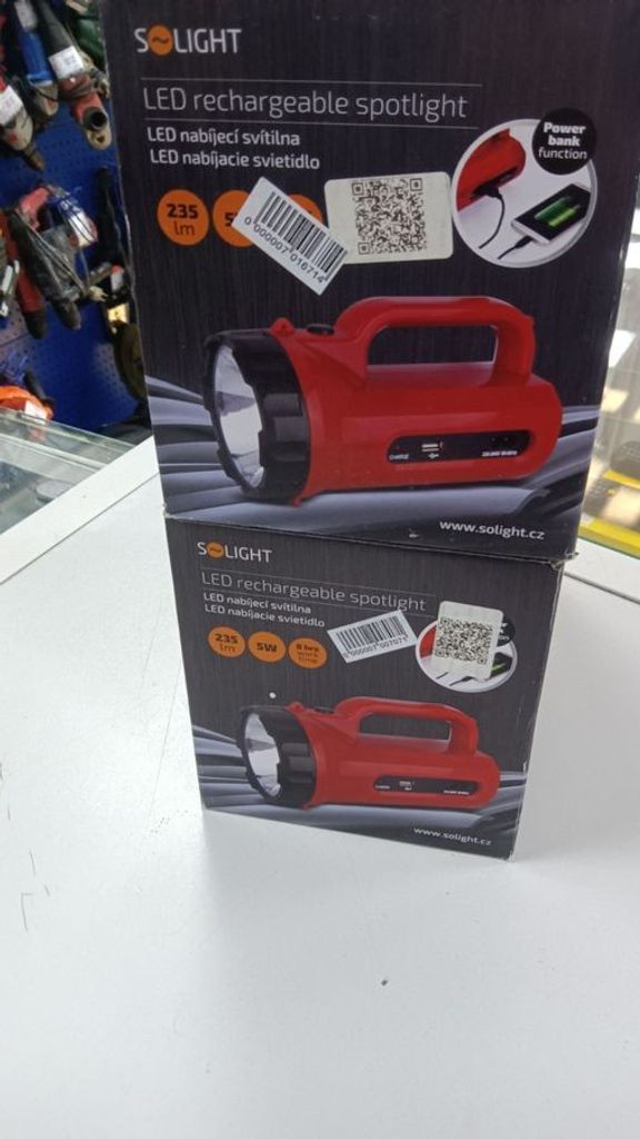 Розпродаж Solight WN23 LED flash light+powerbank, продавець Техноскарб