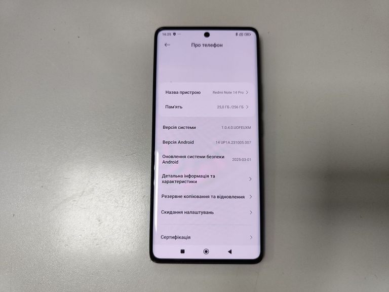 Дешево Xiaomi redmi note 14 pro 8/256gb з ломбарду
