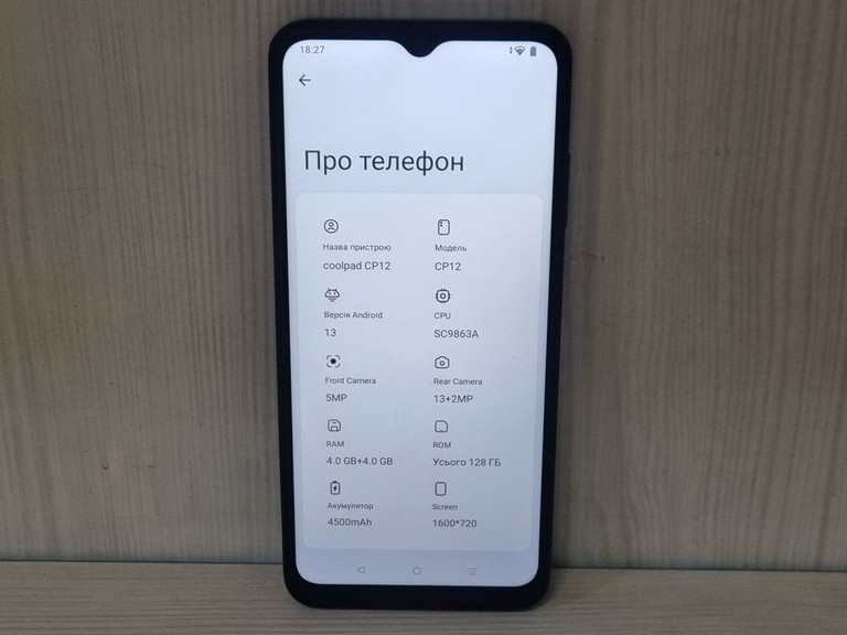 Coolpad CP12 4/128GB Black Код:01-200939771. Зображення 12