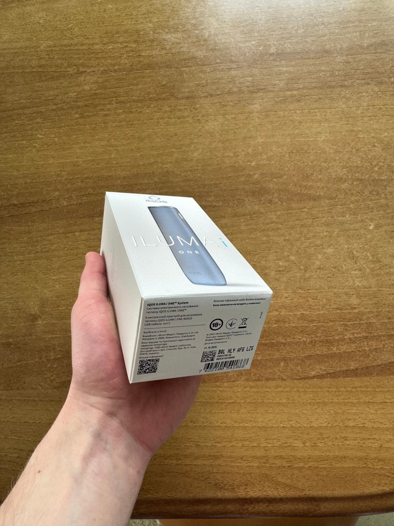 Оголошення Новий iqos iluma i one 2025 .Графіт. Запакованний.Гарантія. Б/У