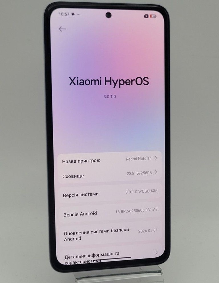 Оголошення Xiaomi redmi note 14 8/256gb Б/У