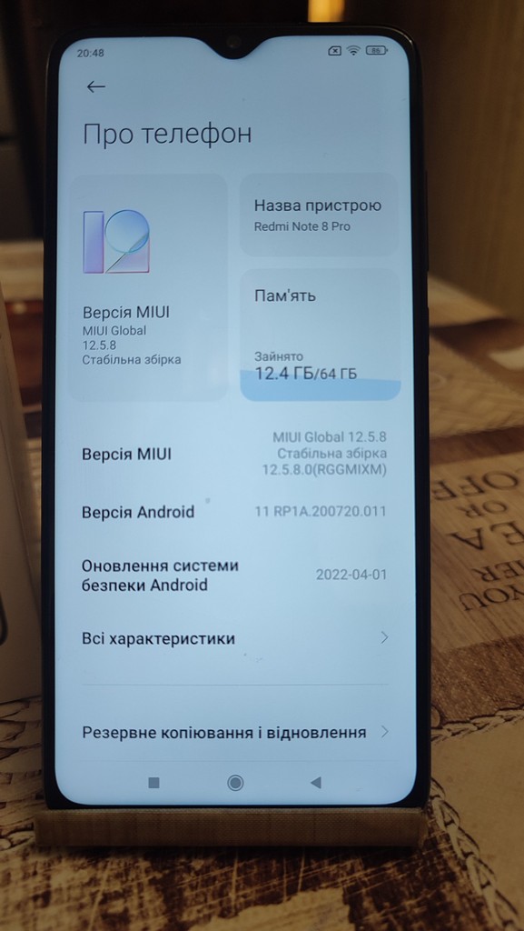 Xiaomi Redmi Note 8 Pro 6/128GB Blue Код:null. Зображення 5