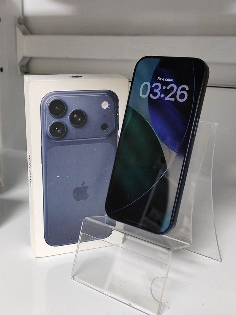 Оголошення Apple iPhone 17 Pro 256GB Deep Blue (MG8J4) Б/У