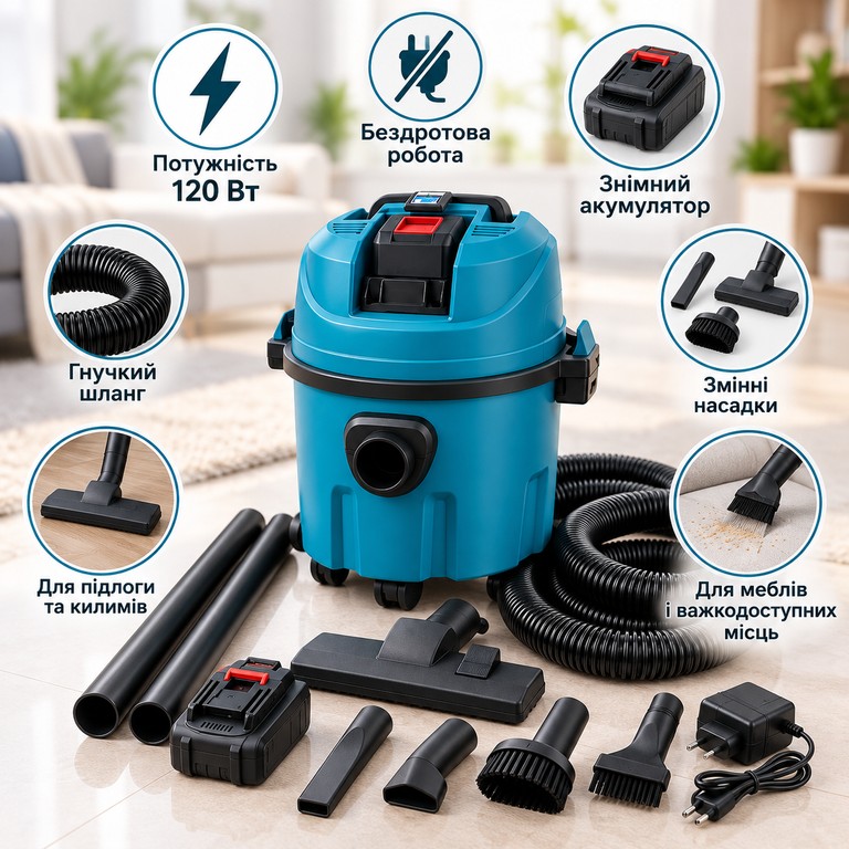 Купити Wireless Vacuum Cleaner 120 Вт Б/У