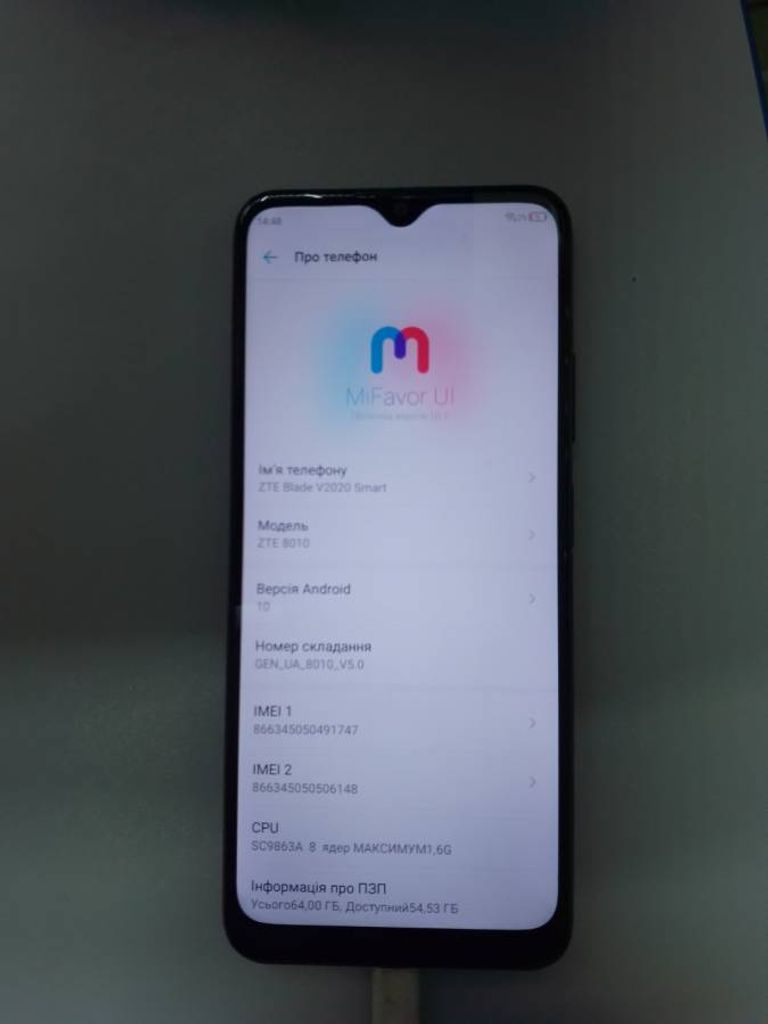 Оголошення Zte v2020 smart 4/64gb Б/У