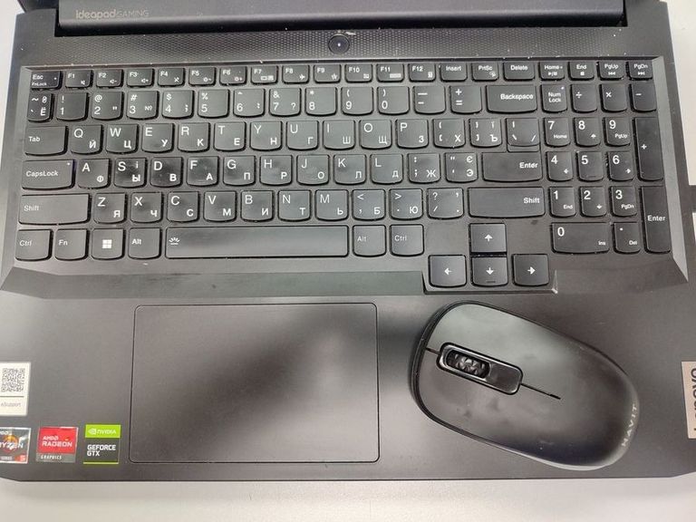 Оголошення Lenovo 15/ryzen 5 5600h ddr4/16gb ddr4/hdd *відсутній/ssd 512 gb/geforce gtx1650 4gb Б/У