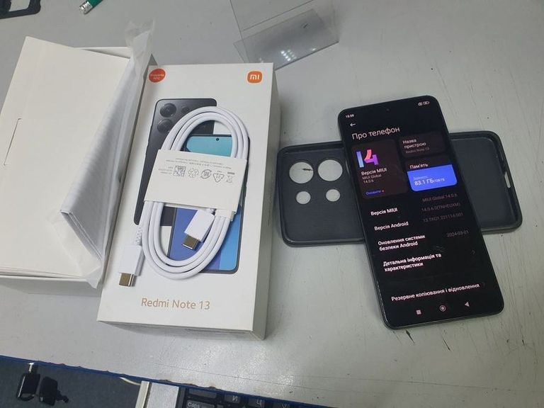 Дешево Xiaomi redmi note 13 5g 6/128gb з ломбарду