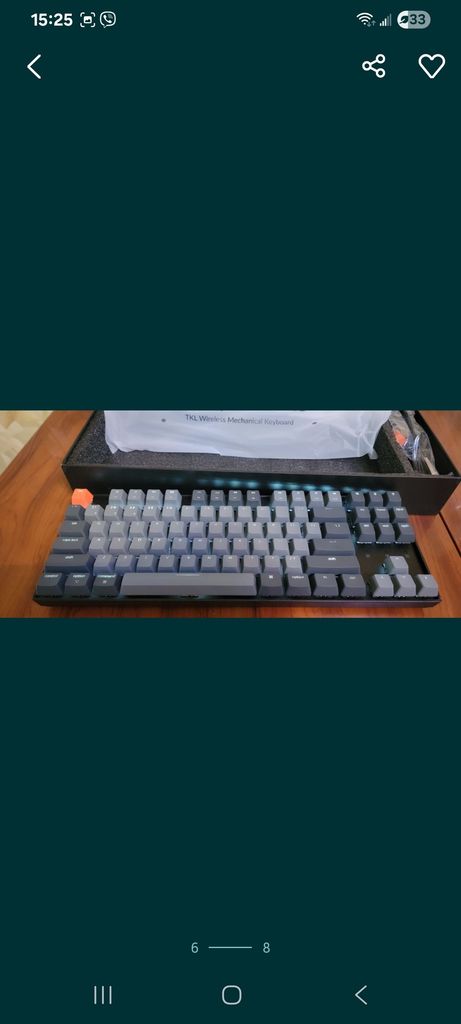 Дешиво Keychron K8 Aluminum Frame 87 keys, Gateron Red, Hot-Swap, RGB, Black (K8D1_KEYCHRON) с ломбарда