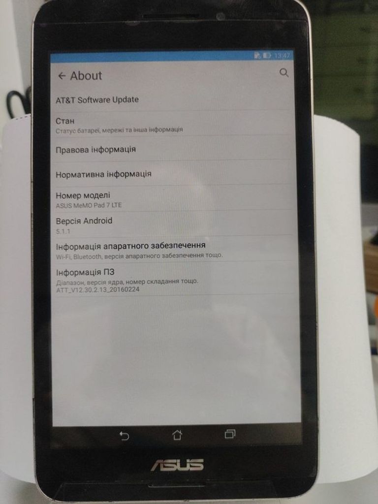 Купить Asus memo pad (me375cl) (k00x) 16gb 3g Б/У
