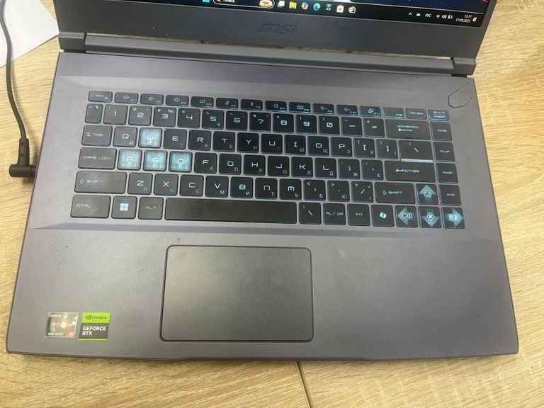 Купить Msi 15/ryzen 5 7535hs ddr5/16gb ddr5/ssd 500 gb/geforce rtx3050 4gb Б/У