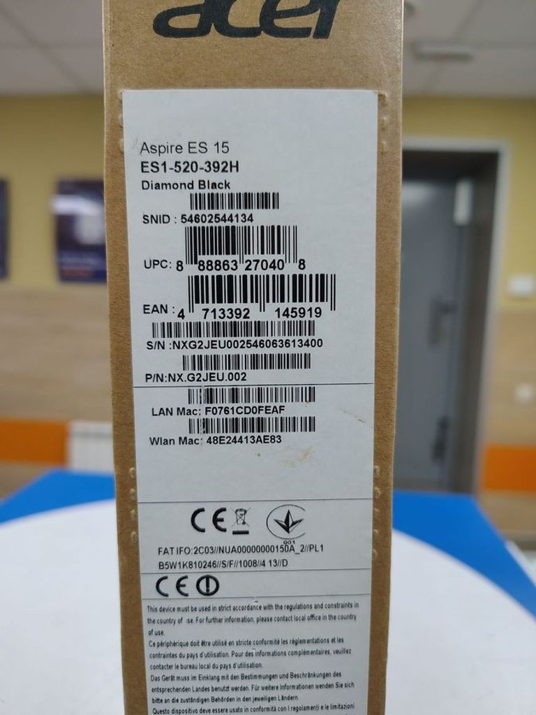 Acer 15/e1 2500 ddr3/4gb ddr3/hdd 500 gb/ssd *відсутній/*інтегрована Код:01-200767126. Зображення 9