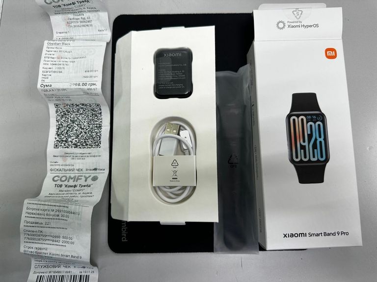 Купити Xiaomi Smart Band 9 Pro Obsidian Black (BHR8710GL) Б/У