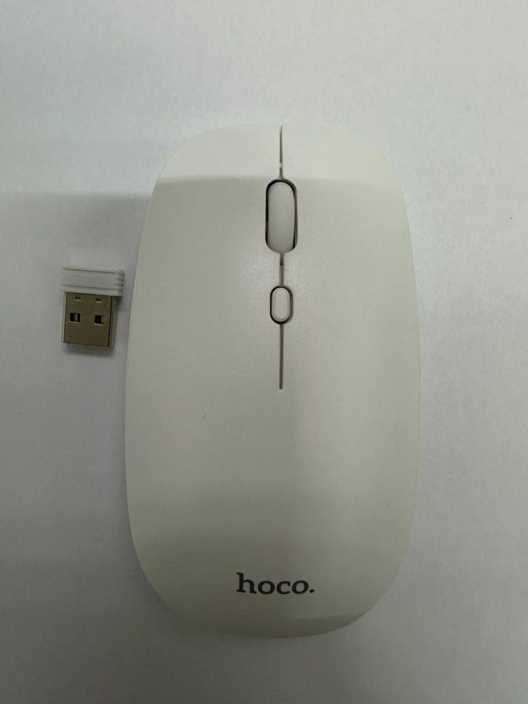 Дешиво Hoco GM15 Art dual-mode business wireless mouse White с ломбарда