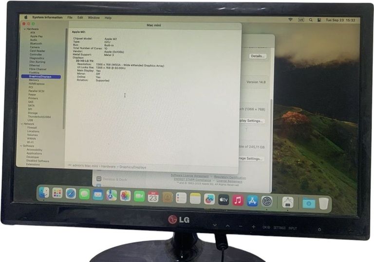 Apple mac mini a2686 mmfj3 m2/8core/ram 8gb/ssd256gb Код:01-200741145. Изображение 6