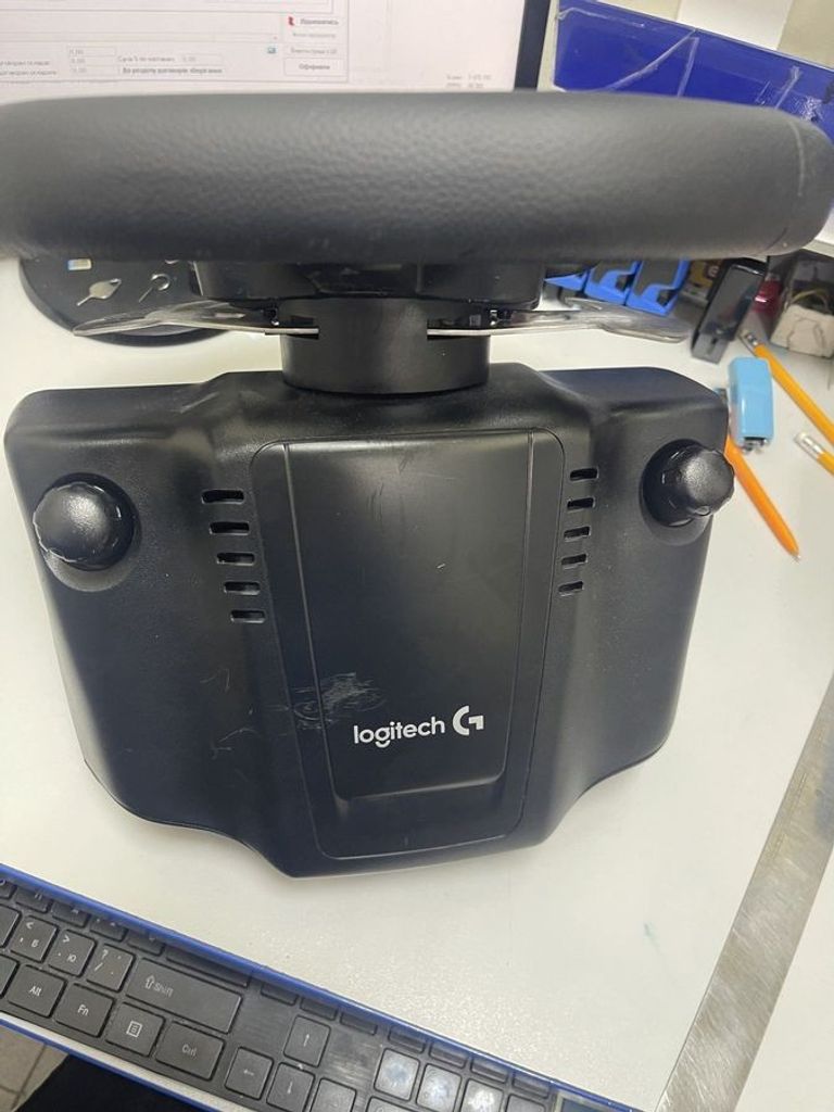 Оголошення Logitech g29 driving force racing wheel / 941-000110, 941-000112 Б/У