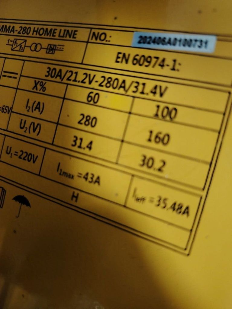 Kaiser welding MMA-280 Home Line Код:01-200896898. Зображення 5
