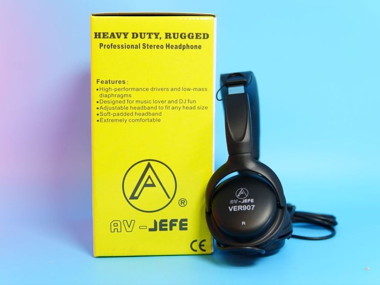 AV LEADER - VER-907 - Якісні динамічні навушники для професійного застосування. Нові. Код:null. Зображення 8