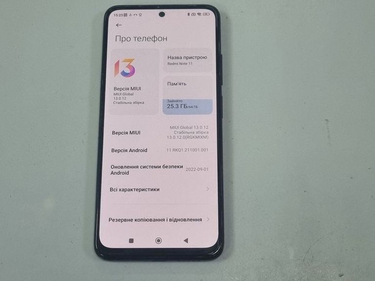 Xiaomi redmi note 11 4/64gb Код:01-200909562. Зображення 9