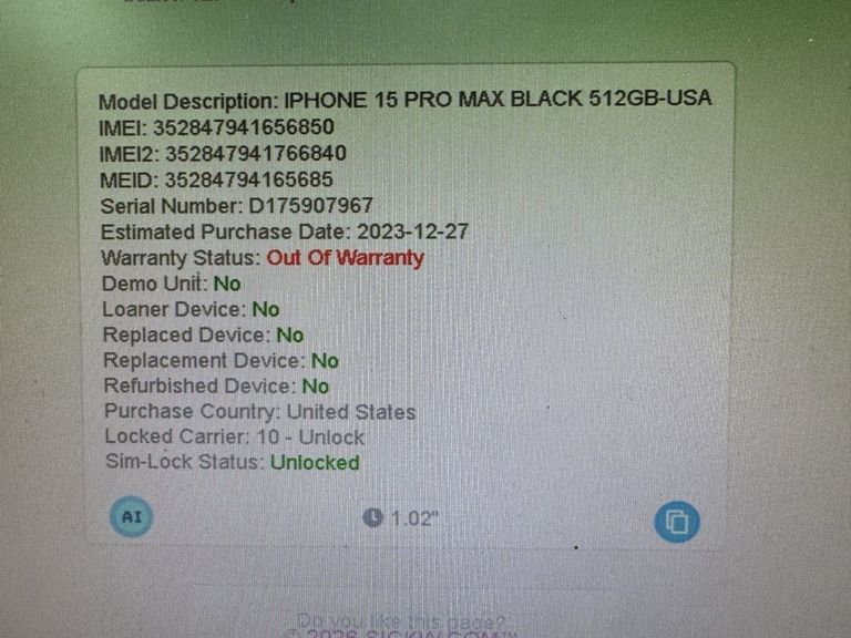 Дешево Apple iphone 15 pro max 512gb esim з ломбарду