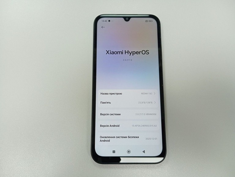 Оголошення Xiaomi Redmi 15C 5G 4/128GB Midnight Black Б/У
