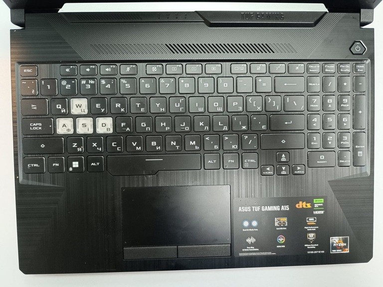 Дешево Asus 15/ryzen 7 7435hs ddr5/16gb ddr5/hdd *відсутній/ssd 512 gb/geforce rtx3050 4gb з ломбарду