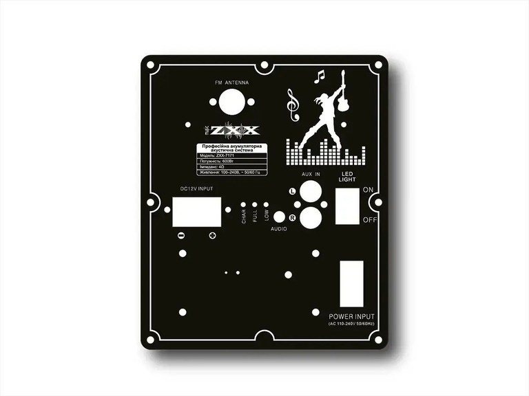 ZXX-7171 600Вт (12") Код:null. Зображення 8