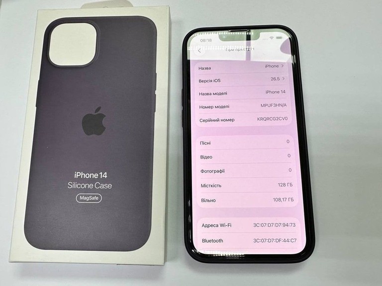 Купити Apple iphone 14 128gb Б/У