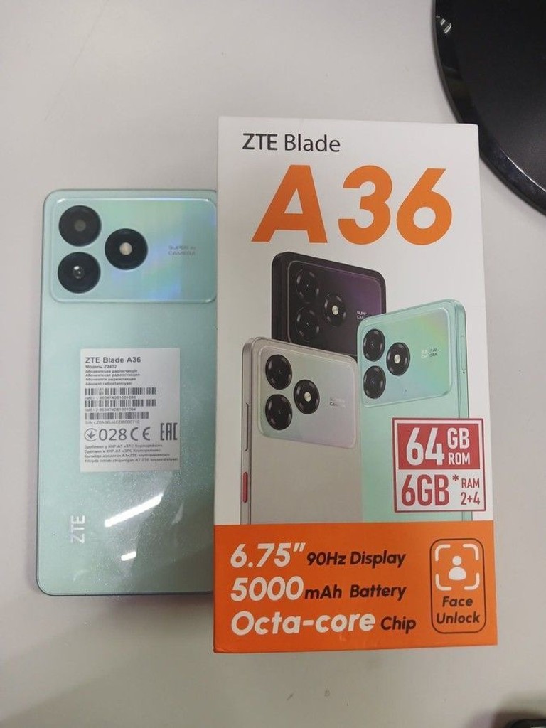 Дешево Zte Blade A36 2/64GB Green з ломбарду