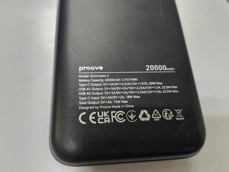 Оголошення Proove illuminator 2 20000mah pd qc 22.5w Б/У