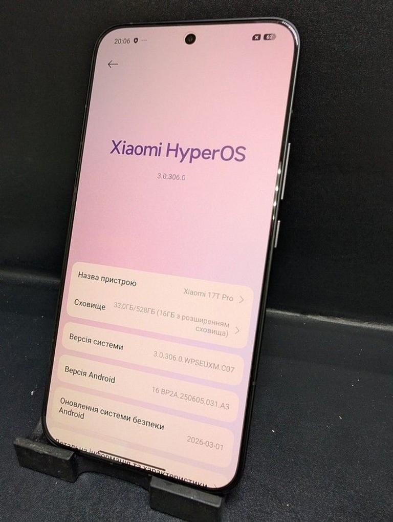Объявление Xiaomi 17T Pro 12/512GB Black Б/У