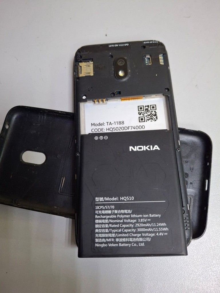 Дешево Nokia 2.2 2/16GB Black з ломбарду