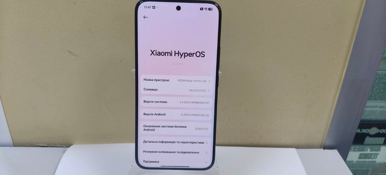 Оголошення Xiaomi Redmi Note 15 Pro 5G 12/512GB Midnight Black Б/У